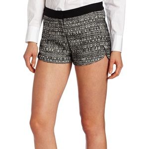 Robert Rodriguez black & white shorts